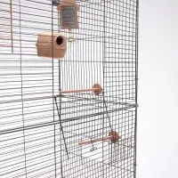 Клетка для птиц &laquo;Пижон&raquo; №104-Б, разборная, 58&times;40&times;65.4 см, 2 секции, бежевая