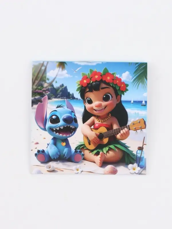 Блокнот 10х10см, 16 л МИКС "Стич"