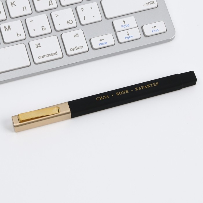 Ручка шариковая подарочная в пенале «Сила. Воля. Характер», синяя паста, 1.0 мм Ручка шариковая подарочная в пенале «Сила. Воля. Характер», синяя паста, 1.0 мм