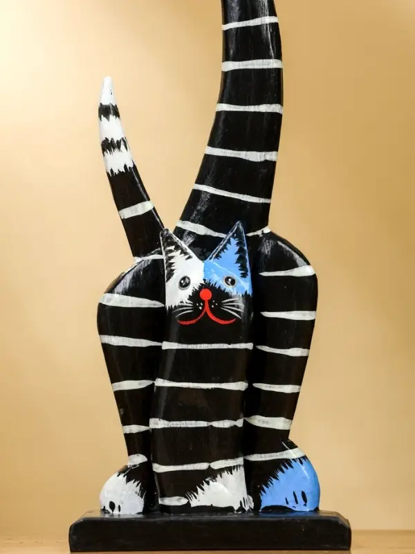 Сувенир Сувенир "Кошка с котёнком" дерево 9х5х30 см