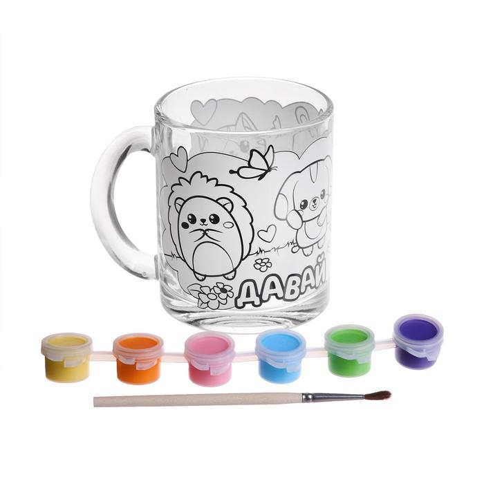 Набор для творчества Роспись кружки «Милые зверюшки» Набор для творчества Роспись кружки «Милые зверюшки»