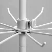 Вертушка QF, 3 яруса по 10 крючков, 30&times;30&times;65 см, белая