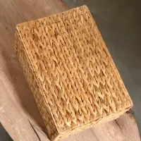 Корзинка прямоугольная, 44&times;30&times;20 см, водный гиацинт