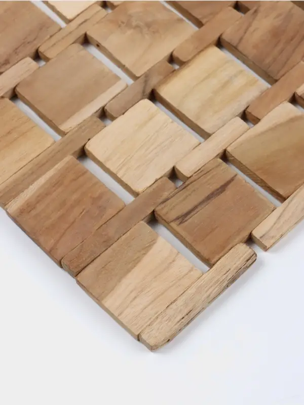 Коврик из тикового дерева, 30&times;20&times;0.7 см