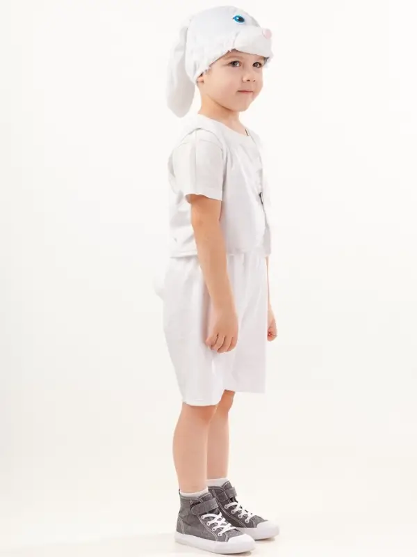 Карнавальный костюм  Карнавальный костюм "Заяц Ваня" (жилет, шорты, шапка) размер 128-64