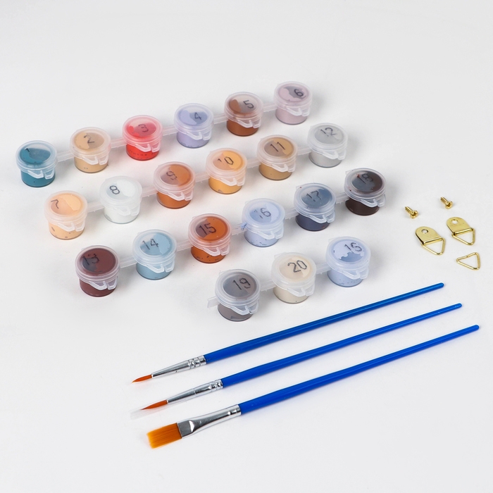 Картина по номерам в тубусе «Котята», 30 х 40 см Картина по номерам в тубусе «Котята», 30 х 40 см