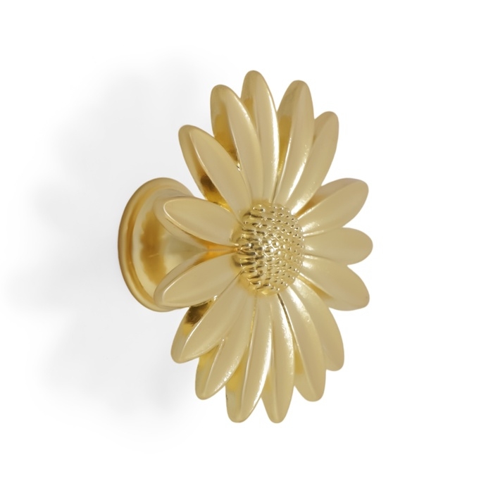 Ручка-кнопка CAPPIO PRO Ручка-кнопка CAPPIO PRO "Ромашка" 52 x 52 мм, цвет золото