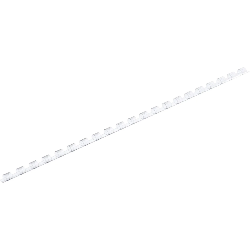 Пружины для переплета пластиковые  6мм прозр. 100шт/уп