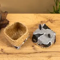 Корзинка &laquo;Енот&raquo;, 10&times;10&times;13 см, бамбук