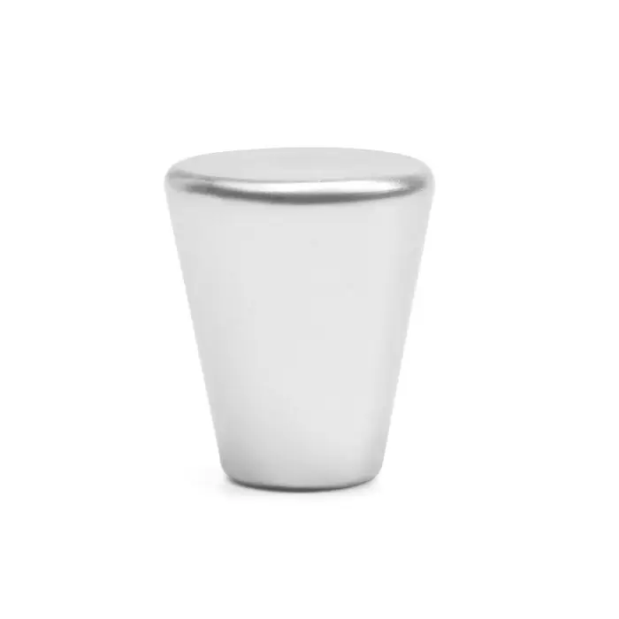 Ручка-кнопка CAPPIO РК019, d=20 мм, пластик, цвет матовый хром