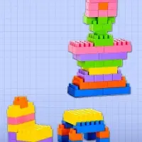 Конструктор средний, 72 элемента, МИКС