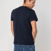 Футболка мужская T-bolka Stretch, темно-синяя (navy), размер S