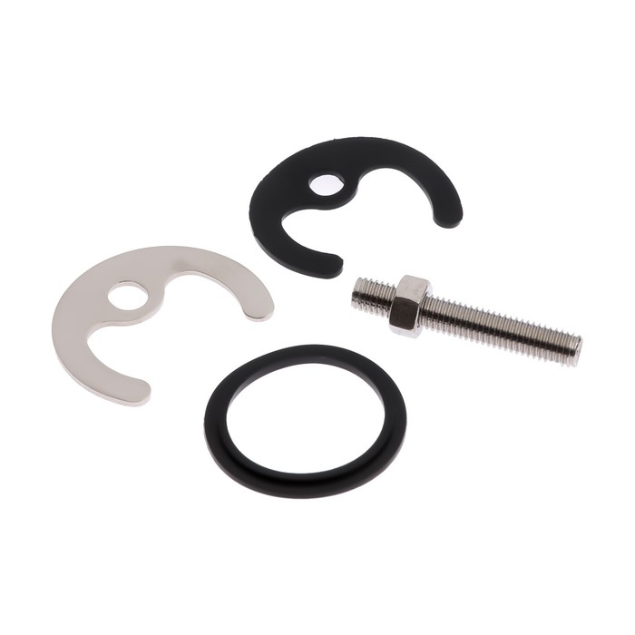 Смеситель для кухни  Смеситель для кухни "ЦС-СМ СМ511711", двухвентильный, гибкий излив, латунь, серый