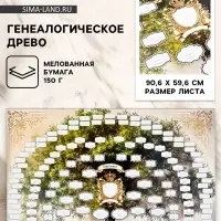Генеалогическое древо &laquo;Герб семьи&raquo;, 90.6&times;59.6 см