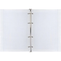 Тетрадь общая А5 120л.клет,кольца,обл.пластик,Infolio Study,Camomiles,N3396