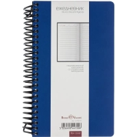 Ежедневник недатированный А5 AGENDA на спирали, синий, 128л 3-746/02