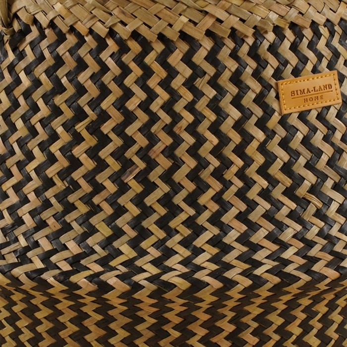 Корзина для белья плетеная круглая SL Home «Сорренто», камыш, 35×45 см Корзина для белья плетеная круглая SL Home «Сорренто», камыш, 35×45 см