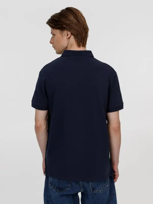 Рубашка поло унисекс Pacific, кобальт (темно-синяя), размер L