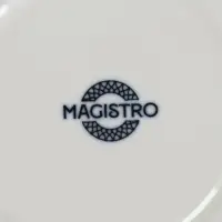 Набор блюдец фарфоровых Magistro Mediterana, 2 предмета: 16&times;15 см, цвет бежевый