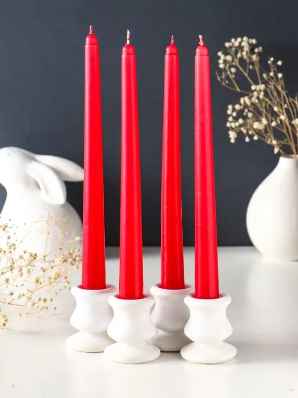 Свечи конические 2,2х24 см (набор 4 шт) 50 гр, 8 ч, цв. МИКС Свечи конические 2,2х24 см (набор 4 шт) 50 гр, 8 ч, цв. МИКС