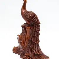 Подставка под бутылку TAKE IT EASY &laquo;Павлин&raquo;, полистоун под дерево, 23&times;15&times;33 см