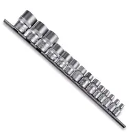 Набор головок торцевых 1/4", 3/8", 1/2"DR TORX (E4-E24) (14 предметов) на держателе AVS NTX-14M