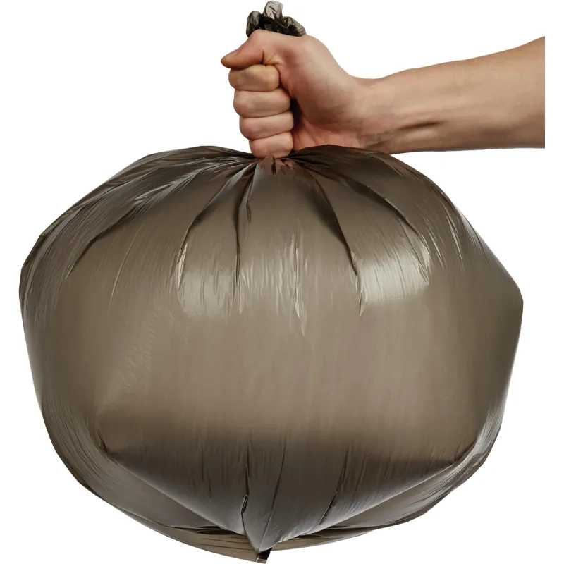 Мешки для мусора ПНД 60л 58х68см 10мкм черные 30шт/рул Luscan_СПБ