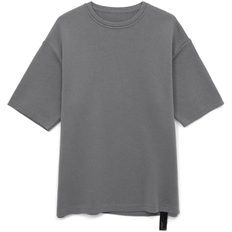 Джемпер с коротким рукавом Siluetti Volumica, серый, размер XS/S Джемпер с коротким рукавом Siluetti Volumica, серый, размер XS/S