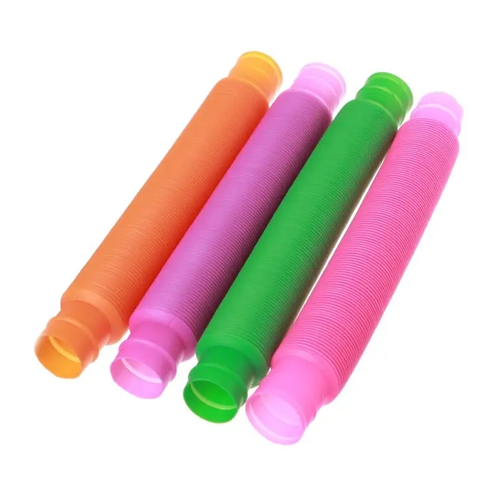 Игрушка-антистресс Pop Tubes &laquo;Труба&raquo;, набор 4 шт., цвета МИКС