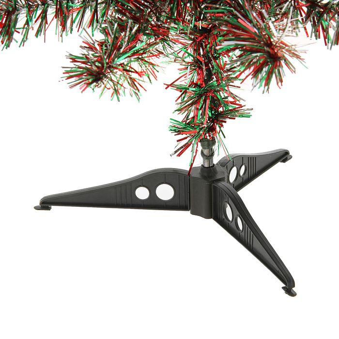 Ёлка радуга с красным 90 см, d иголок 6 см, веток 90 шт, пласт подставка Ёлка радуга с красным 90 см, d иголок 6 см, веток 90 шт, пласт подставка