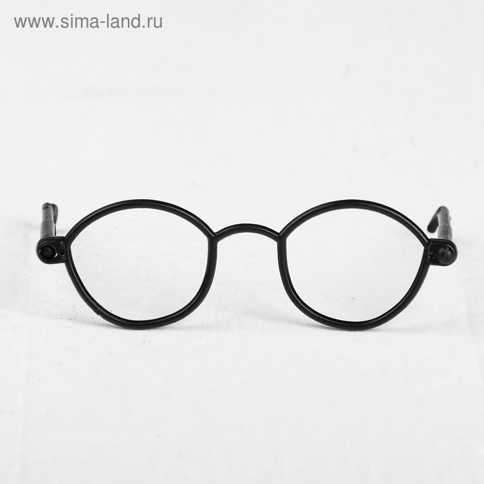 Очки для игрушек, набор 4 шт., цвет чёрный Очки для игрушек, набор 4 шт., цвет чёрный