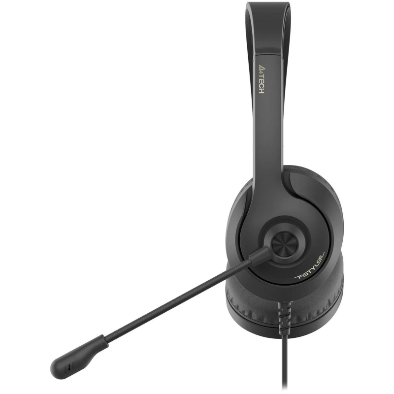 Гарнитура A4Tech Fstyler FH100 черный 2м накладные (FH100 (STONE BLACK))