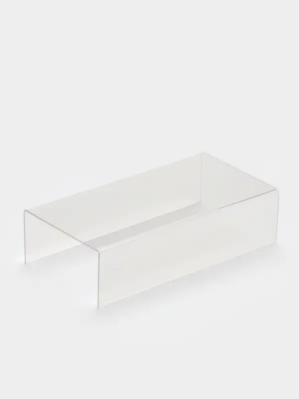 Подставка ступенька одинарная 20&times;10&times;5 см, оргстекло 2 мм