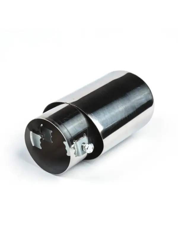 Насадка на глушитель скошенная 140&times;60 мм, посадочный 60 мм