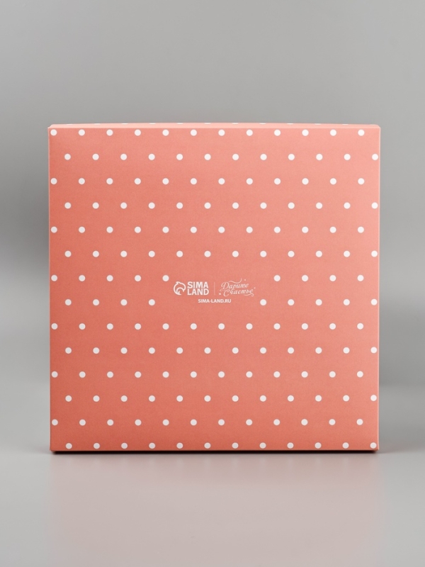 Коробка для цветов с вазой и PVC окнами складная «Для тебя», 23 х 30 х 23 см