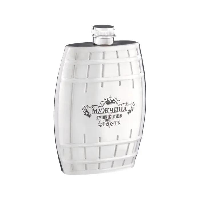 Фляжка &laquo;Мужчина&raquo;, нержавеющая сталь, 180 мл, 6 oz