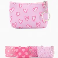 Кошелёк маленький &laquo;Сердечки&raquo;, монетница, на молнии, 10.5&times;2.5&times;8 см, МИКС