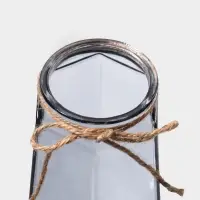 Ваза стекло настольная "Калли" 21х9,5 см, серый Ваза стекло настольная "Калли" 21х9,5 см, серый