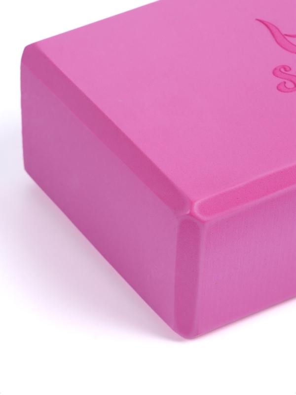 Блок для йоги 23 х 15 х 7,5 см, вес 120 гр, цвет розовый Блок для йоги 23 х 15 х 7,5 см, вес 120 гр, цвет розовый