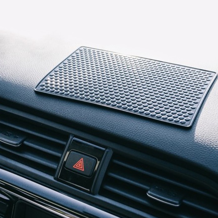 Коврик противоскользящий, мелкие соты, 18×12 см, черный Коврик противоскользящий, мелкие соты, 18×12 см, черный