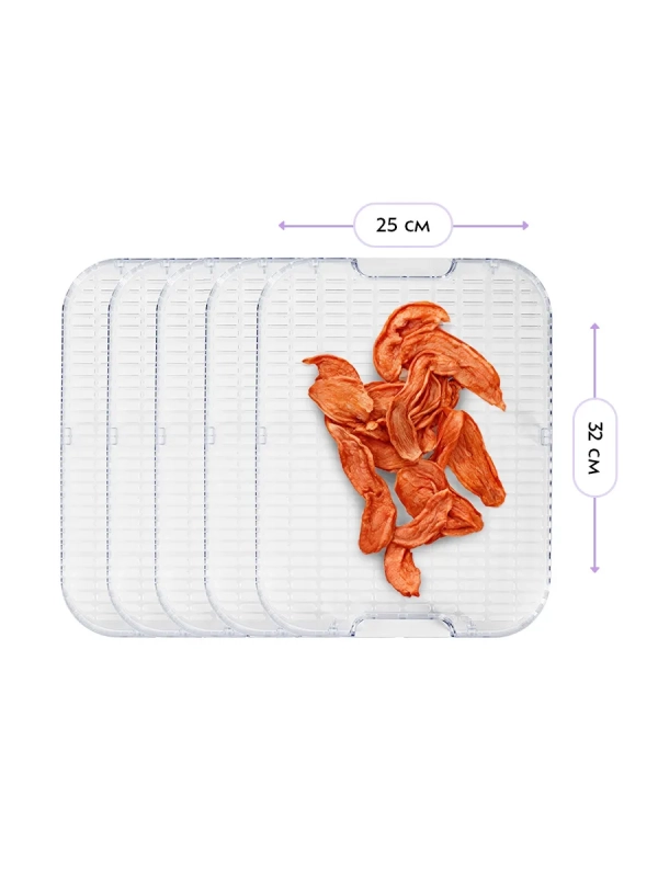 Сушилка для овощей и фруктов КТ-1903 - 250 Вт Сушилка для овощей и фруктов КТ-1903 - 250 Вт