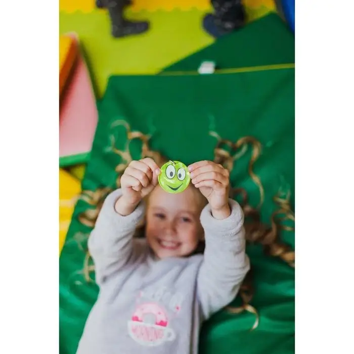 Светоотражающий элемент «Смайлик», двусторонний, d=5.3 см, цвет жёлтый Светоотражающий элемент «Смайлик», двусторонний, d=5.3 см, цвет жёлтый