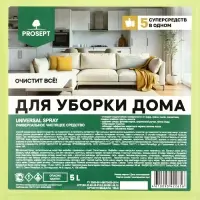 Универсальное моющее и чистящее средство Universal Spray, готовое к применению, 5 л
