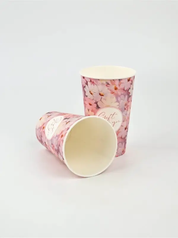 Стакан для цветов влагостойкий &laquo;Цветы&raquo;, 400 мл