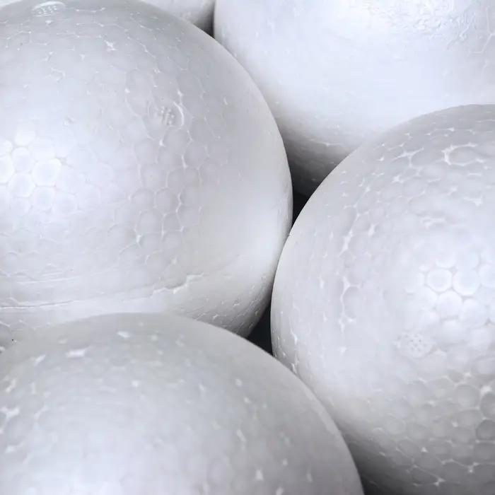 Шар из пенопласта для поделок и творчества, набор 6 шт., 10 см