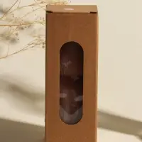 Свеча декоративная &laquo;Греция&raquo;, нежно-персиковая, 6&times;6&times;18 см