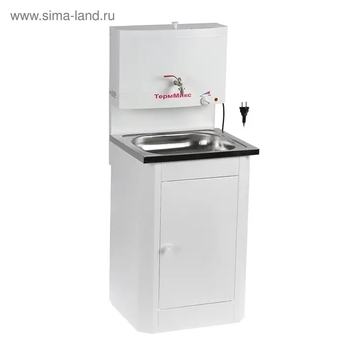 Умывальник &laquo;ТермМикс&raquo;, с ЭВН, нержавеющая мойка, 1250 Вт, 17 л, белый