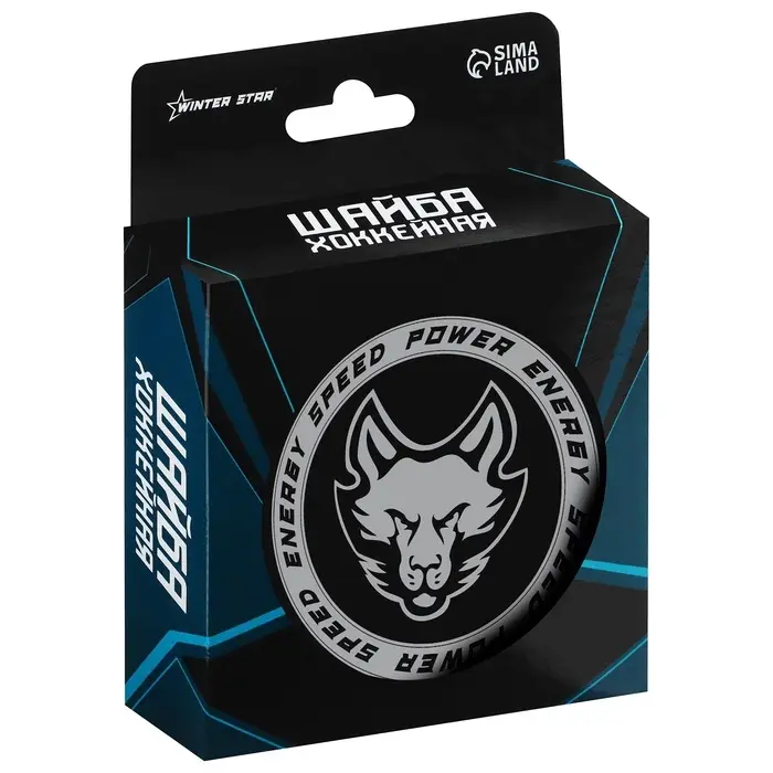 Шайба хоккейная Winter Star, взрослая, d=7.6 см