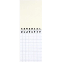 Блокнот А7, 40 л, ДРУЖБА С КОТОМ клетка, гребень, УФ-лак/68170