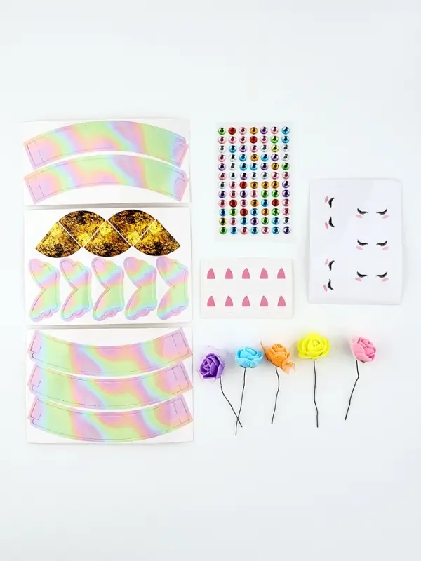 Набор для украшения яиц &laquo;Единороги&raquo; на пасху, 9.8&times;15.3&times;1.1 см